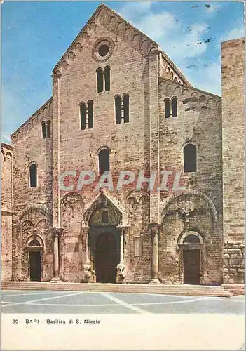 Moderne Karte Bari Basilica di S Nicola