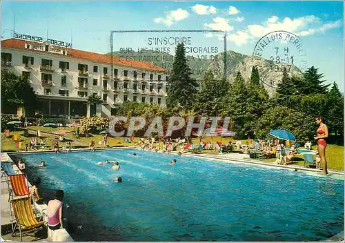 Moderne Karte Hotel Simplon Baveno Lago Maggiore Italy Dir Zacchera