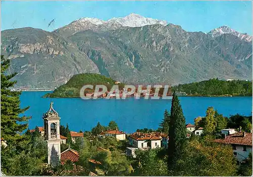 Cartes postales moderne Lac de Come Bellagio vue depuis Griante