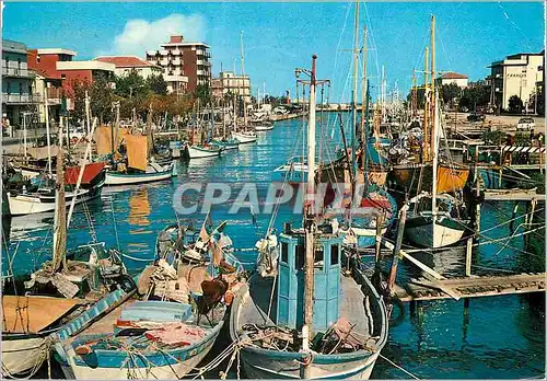 Cartes postales moderne Bellaria Le port Bateaux de peche
