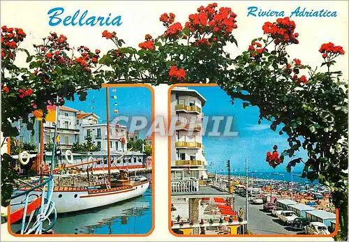 Moderne Karte Bellaria Riviera Adriatica
