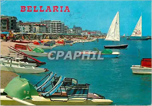 Moderne Karte Bellaria Panorama de la plage