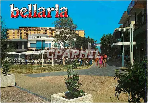 Moderne Karte Bellaria Piazza Matteotti e v p Guidi