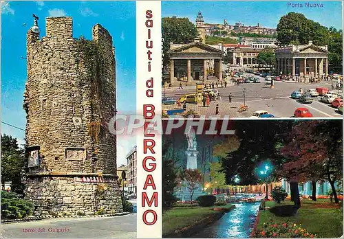 Cartes postales moderne Saluti da Bergamo