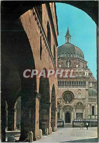 Cartes postales moderne Bergamo Palazzo della Regione et Chapelle Colleoni par G A Attadeo