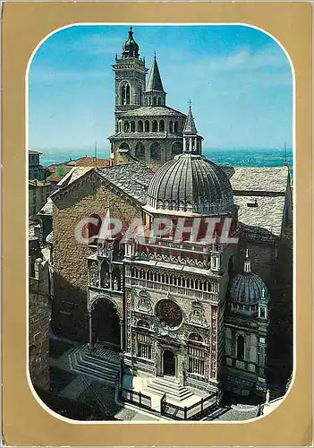 Cartes postales moderne Bergamo Ville Superieure Chapelle Colleoni et Basilique