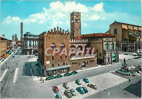Cartes postales moderne Bologna Place Nettuno et Rue Rizzoli