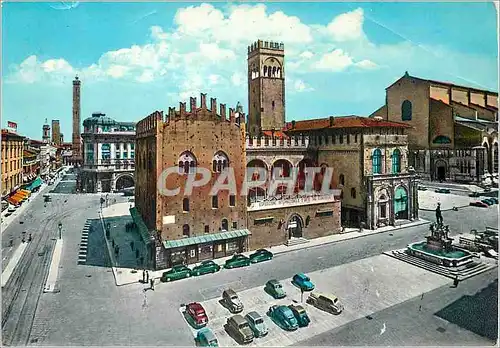 Moderne Karte Bologna Place Nettuno et Rue Rizzoli