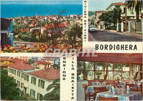 Cartes postales moderne Bordighera Pensione Villa Braietta Via Roberto Bordighera riviera del flori