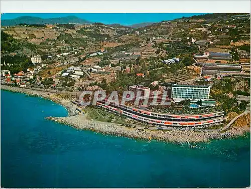 Moderne Karte Riviera dei Flori Bordighera Grand Hotel de la Mer