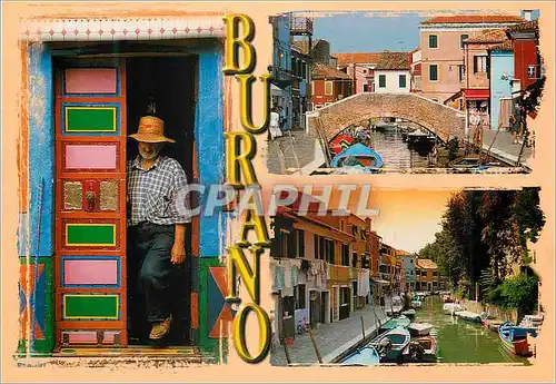 Moderne Karte Burano Ponte dei Assassini