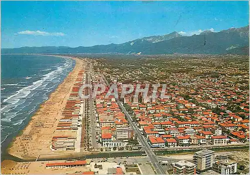 Moderne Karte Lido di Camaiore De l avion Panorama