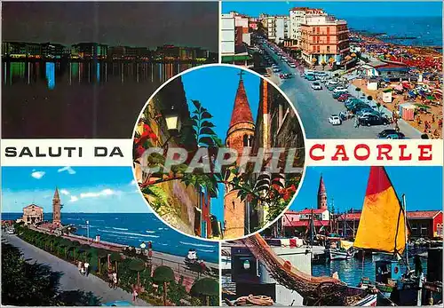 Cartes postales moderne Saluti da Caorle