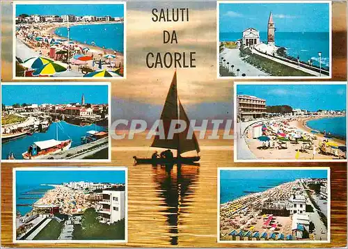 Moderne Karte Saluti da Caorle