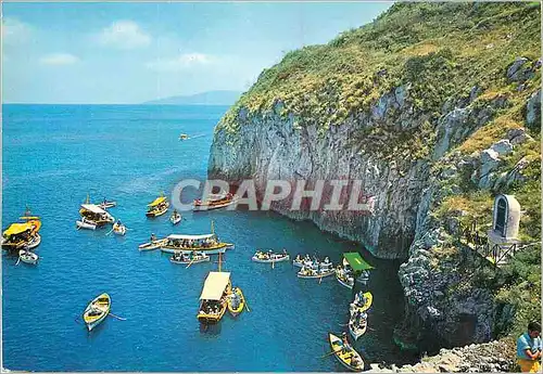 Moderne Karte Capri Entree en la Grotta Azzura