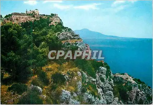 Cartes postales moderne Capri Ruines du Mont TIbere