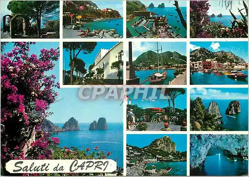 Cartes postales moderne Saluti da Capri