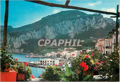 Cartes postales moderne Capri Panorama vu de la Marine Grande