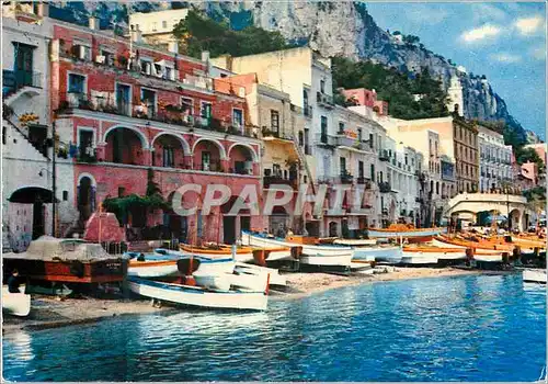 Moderne Karte Luci e Colori d Italia Capri Marina Grande