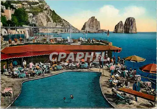 Cartes postales moderne Capri Canzone del Mare Piscine