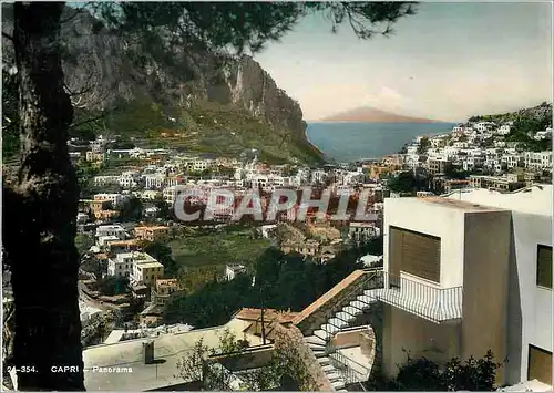 Moderne Karte Capri Panorama