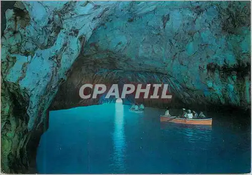 Moderne Karte Capri La Grotta Azure