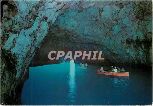 Moderne Karte Capri La Grotte Azure