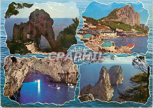 Moderne Karte Saluti da Capri