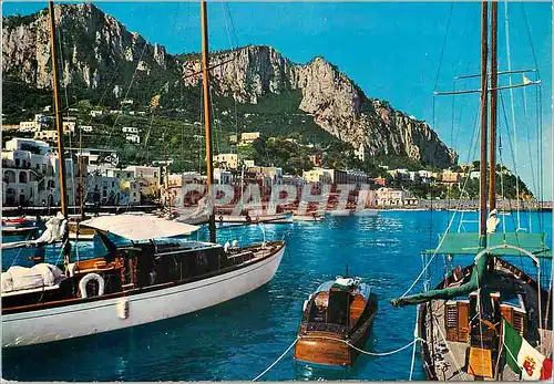 Cartes postales moderne Capri Marina grande Bateaux