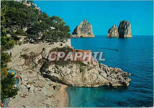 Moderne Karte Capri Marina Piccola