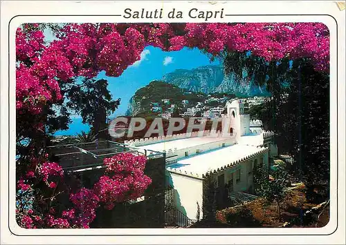 Moderne Karte Capri scorcio panoramica