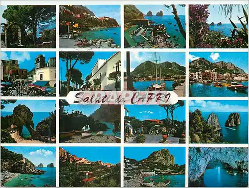 Cartes postales moderne Capri saluti