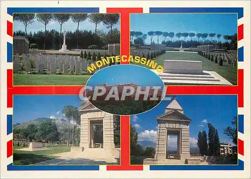 Moderne Karte Monte Cassino sacrario inglese