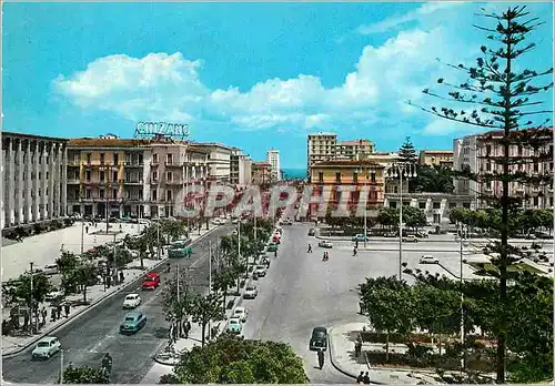 Cartes postales moderne Catania place G Verga et le cours d'Italie