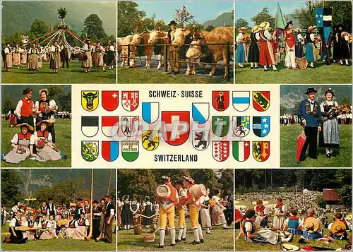 Cartes postales moderne Suisse souvenir