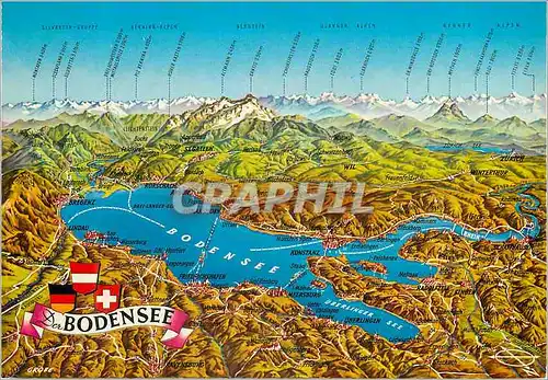 Cartes postales moderne Bodensee