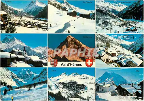 Cartes postales moderne Val d'Herens valais Suisse