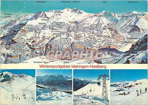 Cartes postales moderne Wintersportgebiet meiringen hasliberg