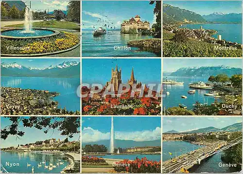 Cartes postales moderne Lausanne Lac Leman Genfersee