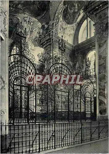 Cartes postales moderne Einsiedeln Cathedrale grille du choeur