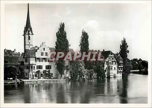 Cartes postales moderne Stein a Rh Kloster St Georgen gesarntansicht von der Rheinbrucke aus