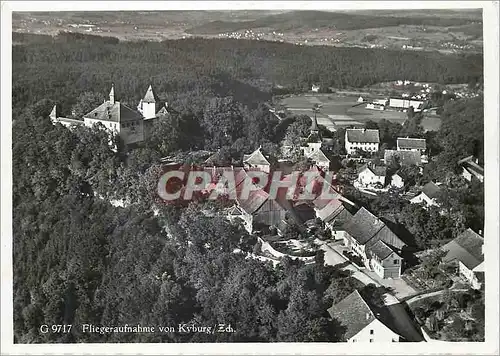 Cartes postales moderne Fliegeraufnahme von kyburg