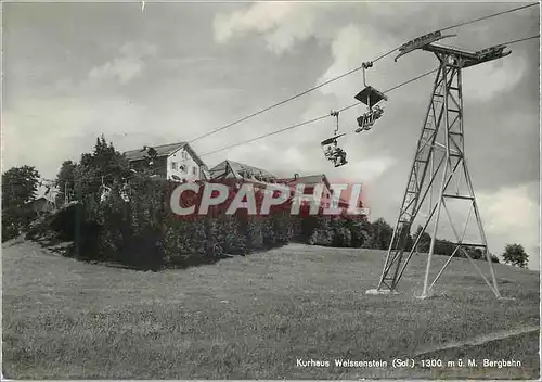 Cartes postales moderne Kurhaus weissenstein 1300 m m u M Bergbahn