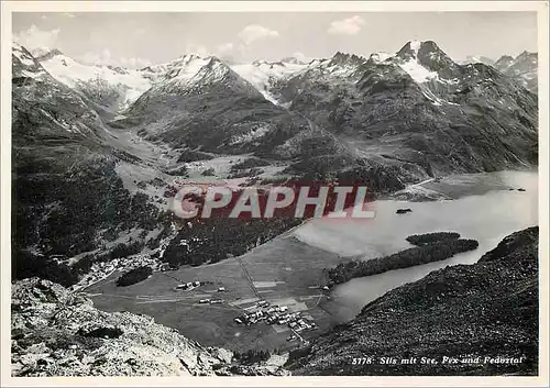 Cartes postales moderne Sils mit see pox und Pedozfal