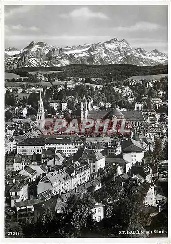 Cartes postales moderne St Gallen mit santis