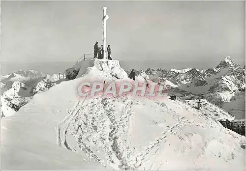 Cartes postales moderne Nebelhorngipfel (2224 m) mit zugspitez und hochvogel