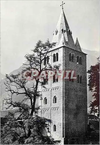 Moderne Karte Abbatiale de Saint Maurice Tour Romane