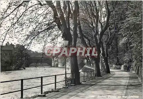 Cartes postales moderne Baden partie en der limmat