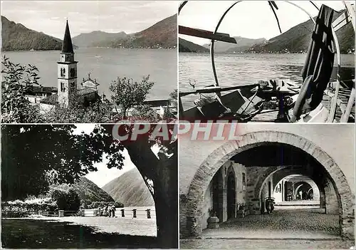 Cartes postales moderne Bissone lago di Lugano