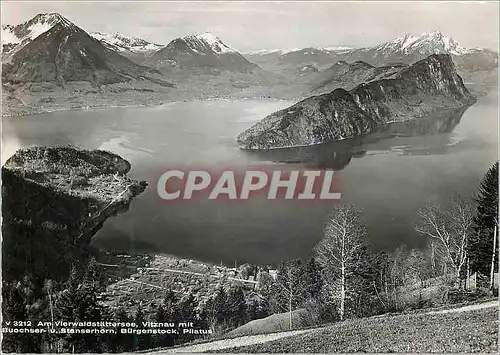 Cartes postales moderne Am vierwaldstattersee vitznau mit buochser u stanserhorn burgenstock pilatus